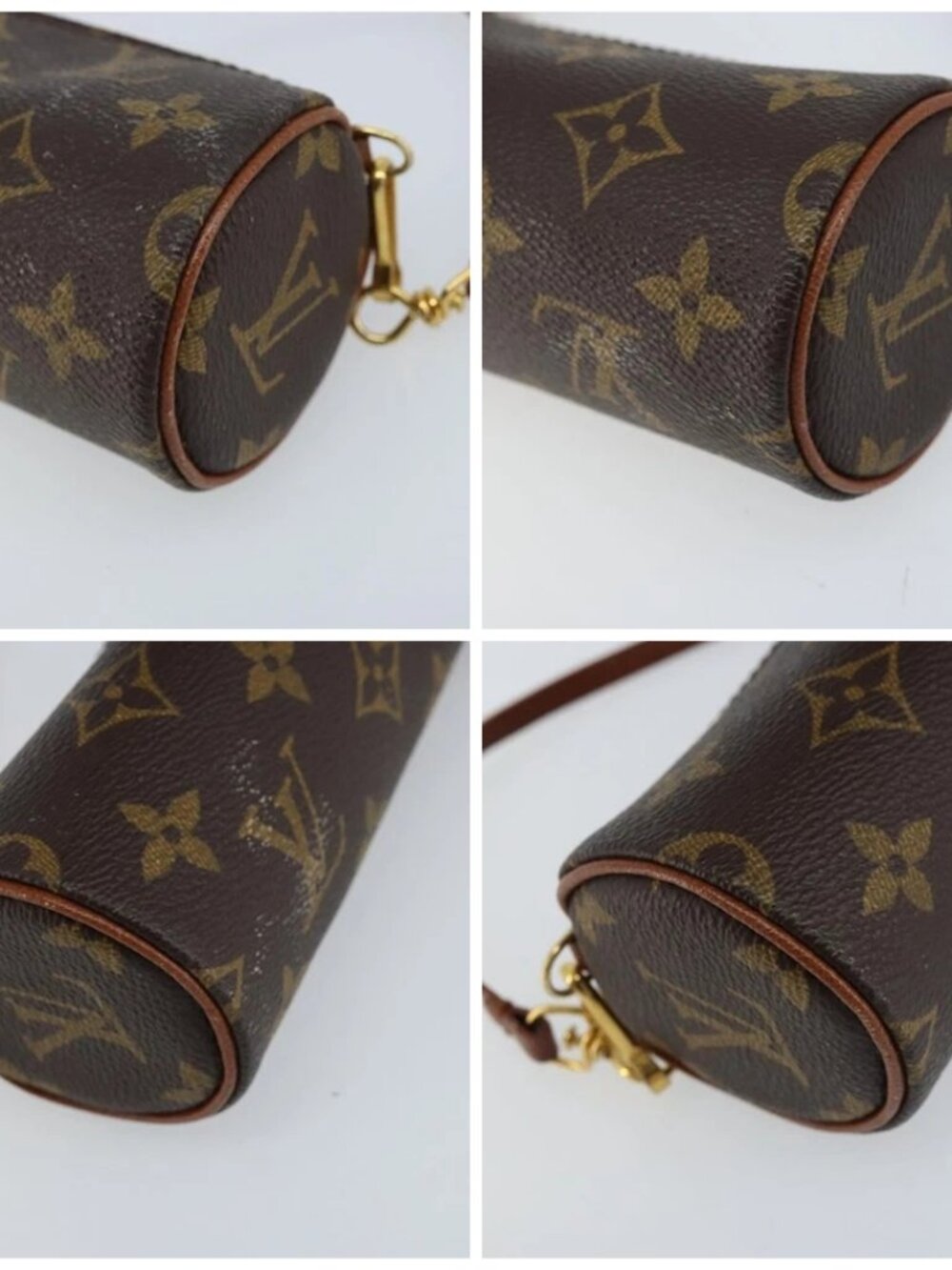 LOUIS VUITTON Monogram Papillon Pouch LV Auth 173144 - Picture 16 of 16